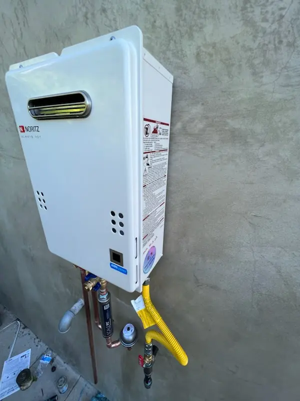 Tankless water heater installation for Lynwood - Willow Walk - Oakcrest homes